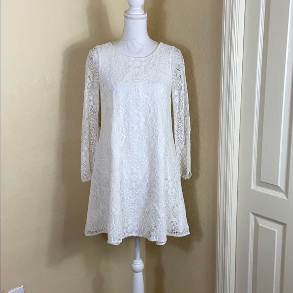 Nwot Lilly Pulitzer Colette Tunic lace white dress - Picture 3 of 11